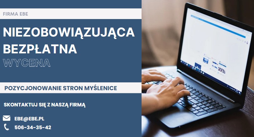 Pozycjonowanie stron myslenice