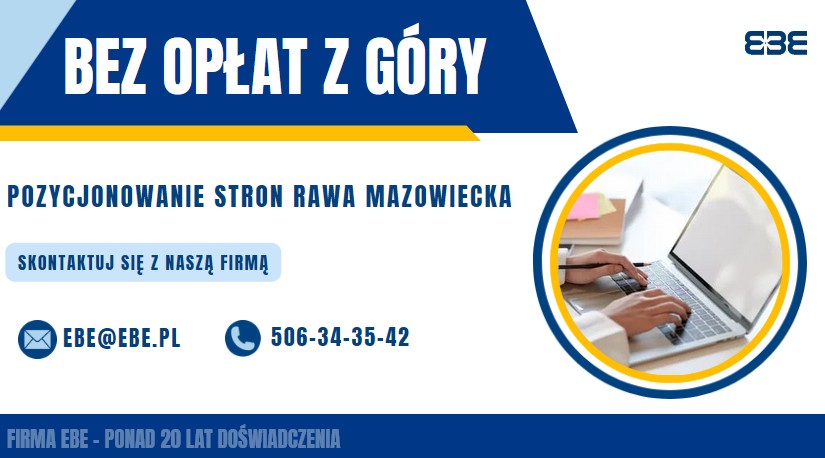 Pozycjonowanie stron rawa mazowiecka