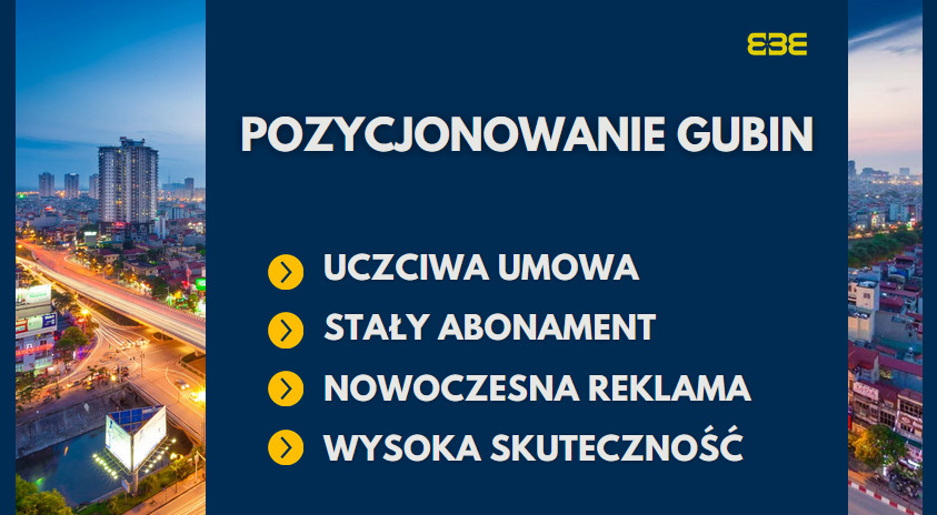 Pozycjonowanie gubin