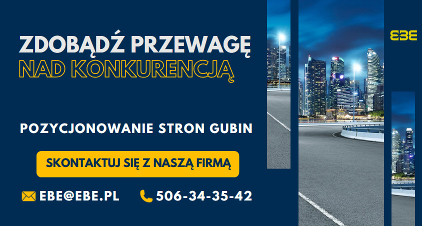 Pozycjonowanie stron gubin