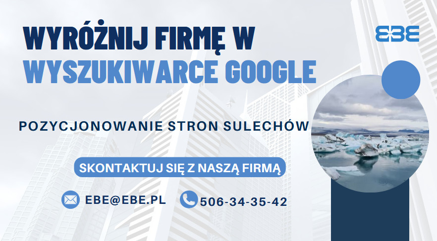 Pozycjonowanie stron internetowych sulechow