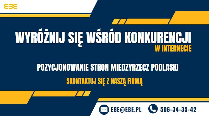Pozycjonowanie stron miedzyrzecz podlaski