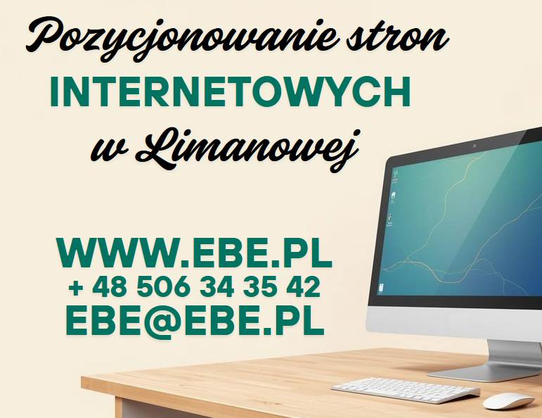 Pozycjonowanie Limanowa