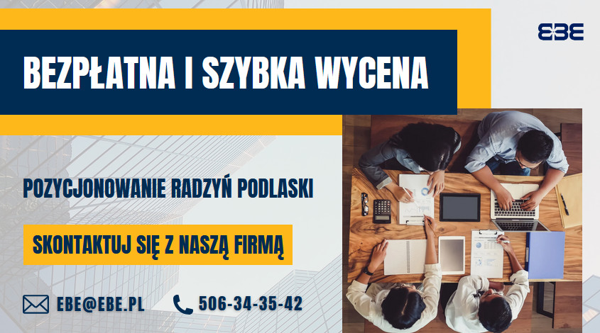 Pozycjonowanie stron internetowych radzyn podlaski